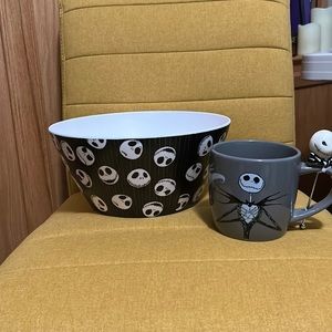 The Nightmare Before Christmas Mug and Snack Bowl